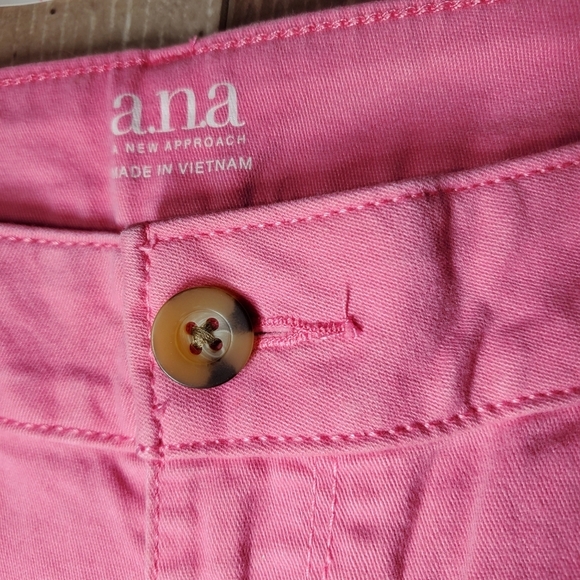 A.N.A. A New Approach Pink Twill Shorts Women's Size 2 EUC - Picture 4 of 12
